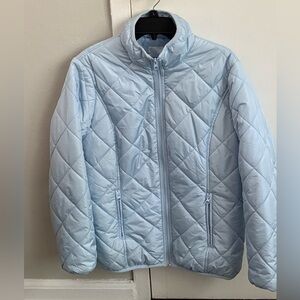 Women’s Outdoor Spirit Light Blue Quilted Jacket Coat- Like New